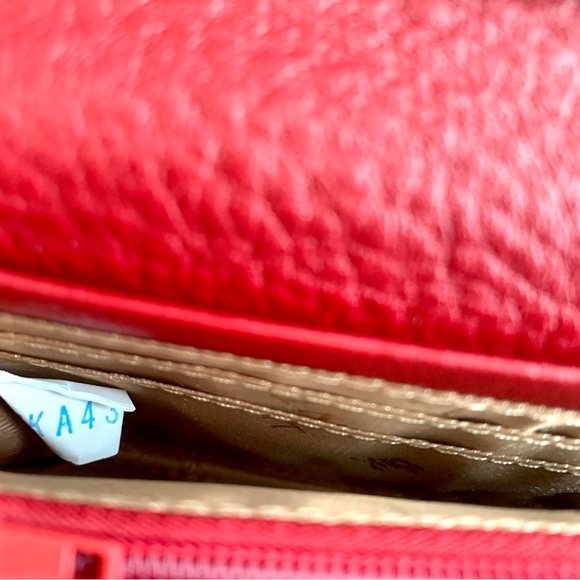 Montagut Paris Red Long Leather Wallet NEW - Picture 10 of 12